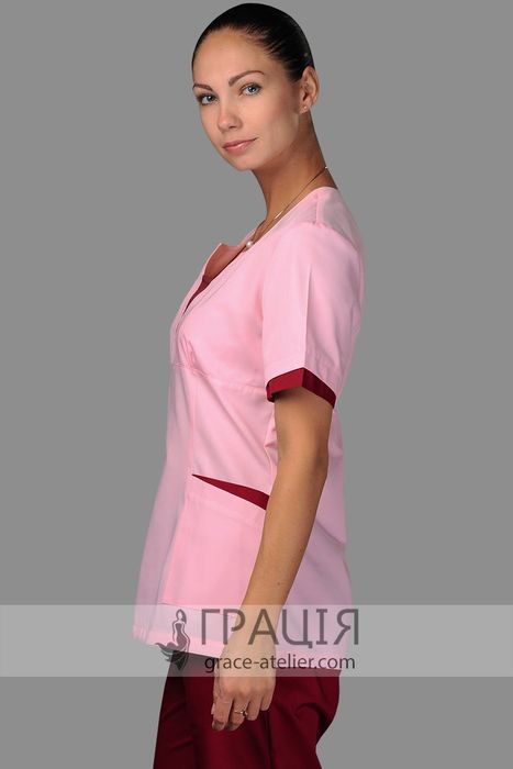 Хирургический костюм Ассоль, розовый (003), 38