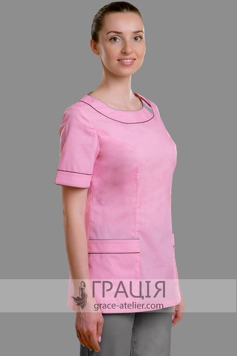 Розовый хирургический костюм Атмосфера, роза (074), 38