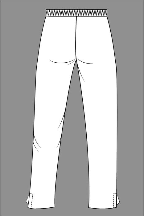 Білий медичний костюм Тіффані з вишивкою, 38