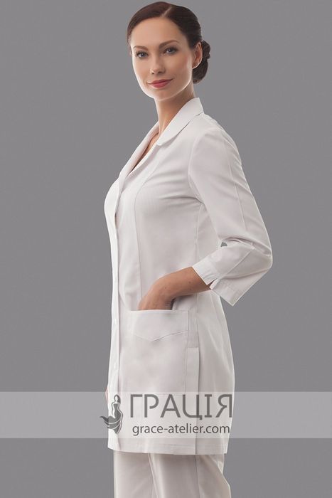 Білий медичний костюм Андріївський, 38