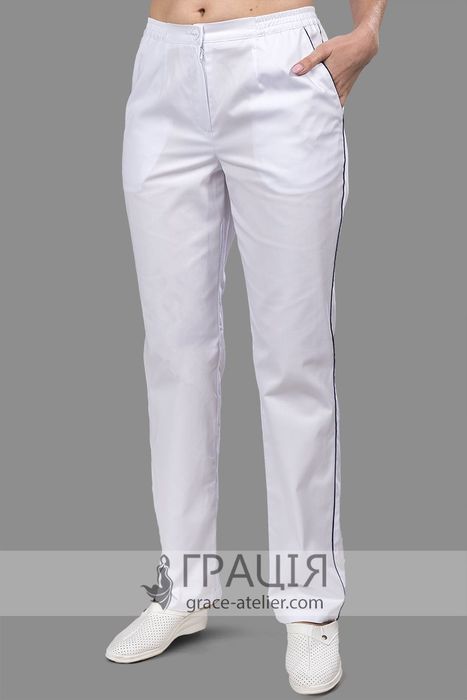 Хірургічний костюм Спортивний, білий (007), 54