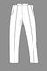 Медичний костюм Секвоя зі штанами-капрі, білий (301), 38