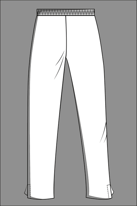 Медичний костюм Селена білого кольору з кантом, 38