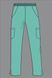 Хірургічний костюм Аляска стрейчевий, аквамарин (308), 38