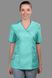 Хирургический женский костюм Анжелика, аквамарин (011), 56