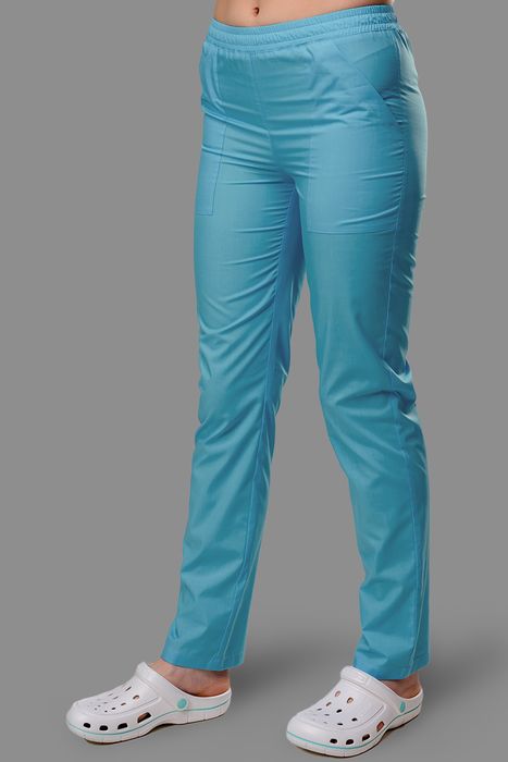 Хирургический костюм Арктика с принтом, принт (синій), 64