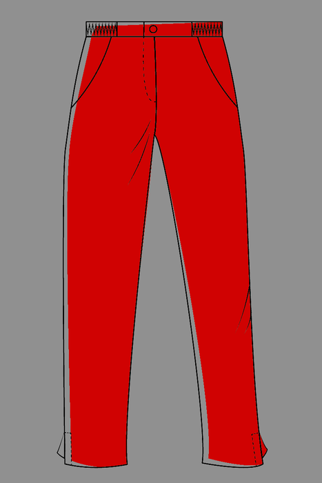 Медицинский костюм Киото, красный (002), 38