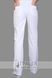 Білі жіночі медичні штани Сакура, 40