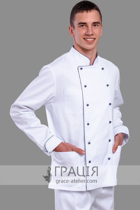 Білий кухарський костюм Шеф-кухар, 42
