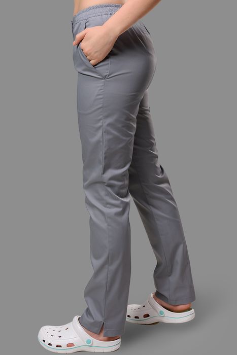 Хирургический костюм Форест с принтом, принт (серый), 38