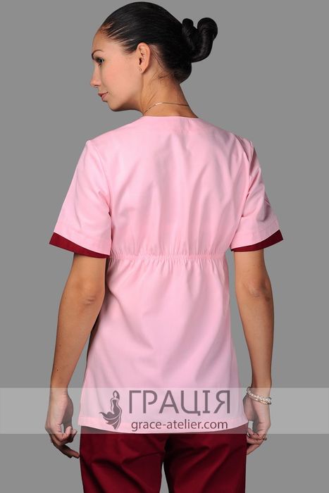 Хирургический костюм Ассоль, розовый (003), 40