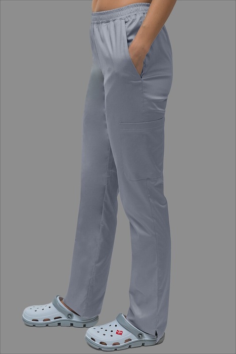 Стрейчевый хирургический костюм Бриджит, серый (306), 38