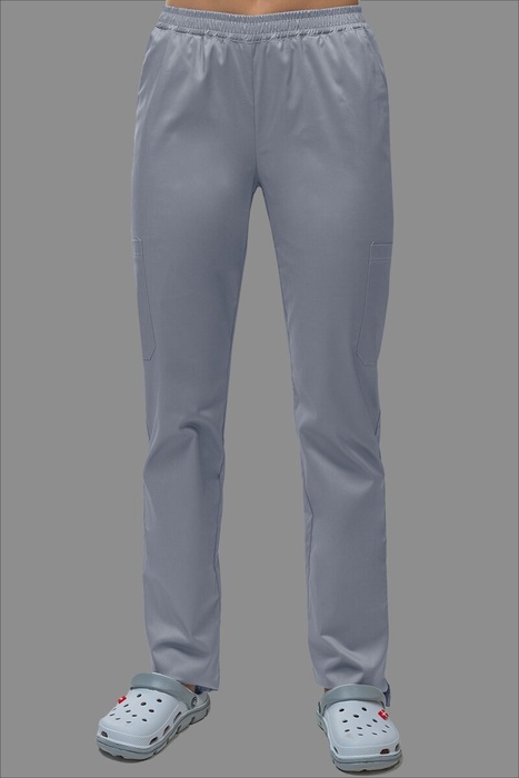 Стрейчевый хирургический костюм Бриджит, серый (306), 38