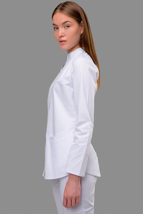Медичний костюм Сапфір, білий (301), 38
