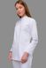 Медичний стрейчевий костюм Сапфір, білий (301), 38