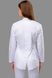 Медичний стрейчевий костюм Сапфір, білий (301), 38