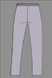 Медичний костюм Клео, сірий металік (041), оздоблення рожевий (003), 38