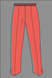 Женский принтованный костюм Коала, принт (корал), 38