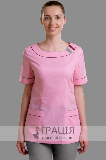 Розовый хирургический костюм Атмосфера, роза (074), 38