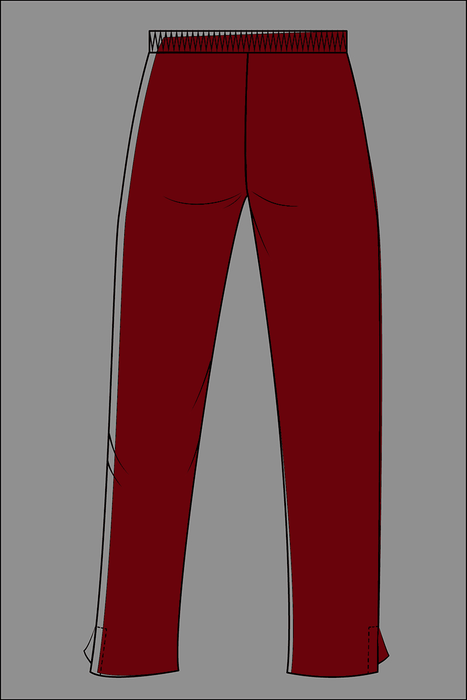 Бордовый хирургический костюм Scrubs, бордовый (062), 64